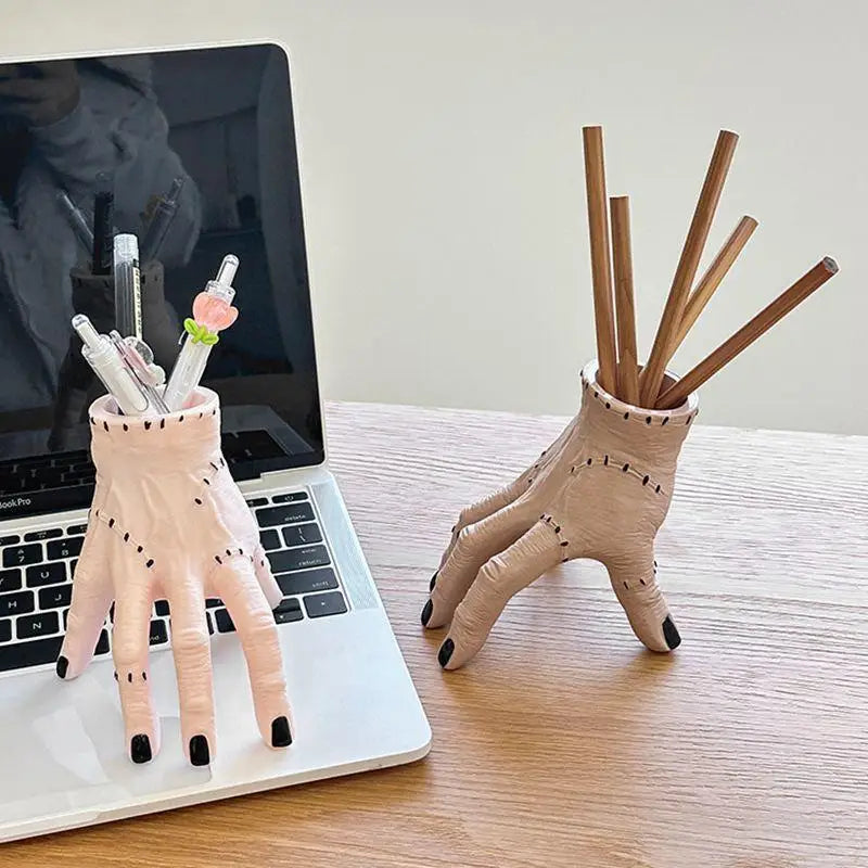 Halloween Hand Pen Holder, Horror Palm Desk Decoration