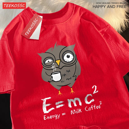 Matching Couple T-Shirts Cotton Oversized Casual Tees