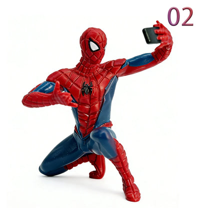 Mini Superhero Action Figure 7-9cm Desktop Collectible