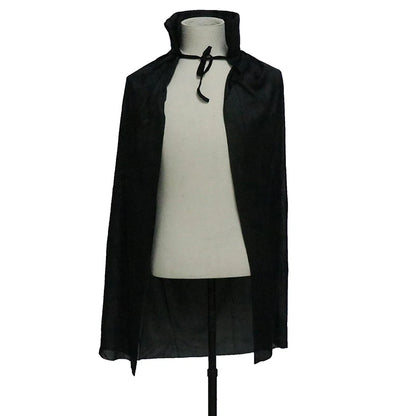 Vampire Costume Cloak Reversible Red Black Halloween Cape