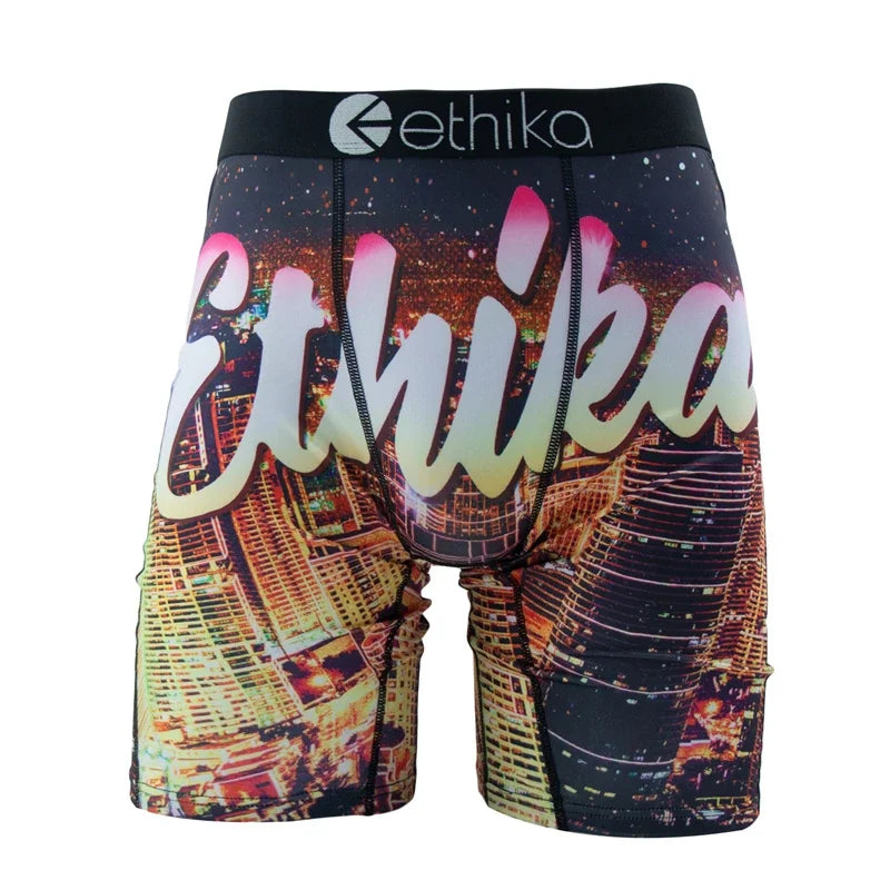 Men's Boxer Shorts Breathable Printed Trunks S-3XL