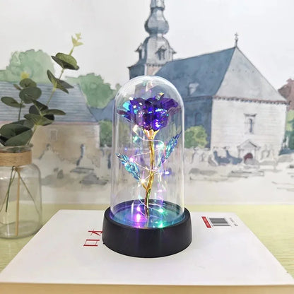 Artificial Rose LED Light Flower for Valentine’s Day Wedding Decor