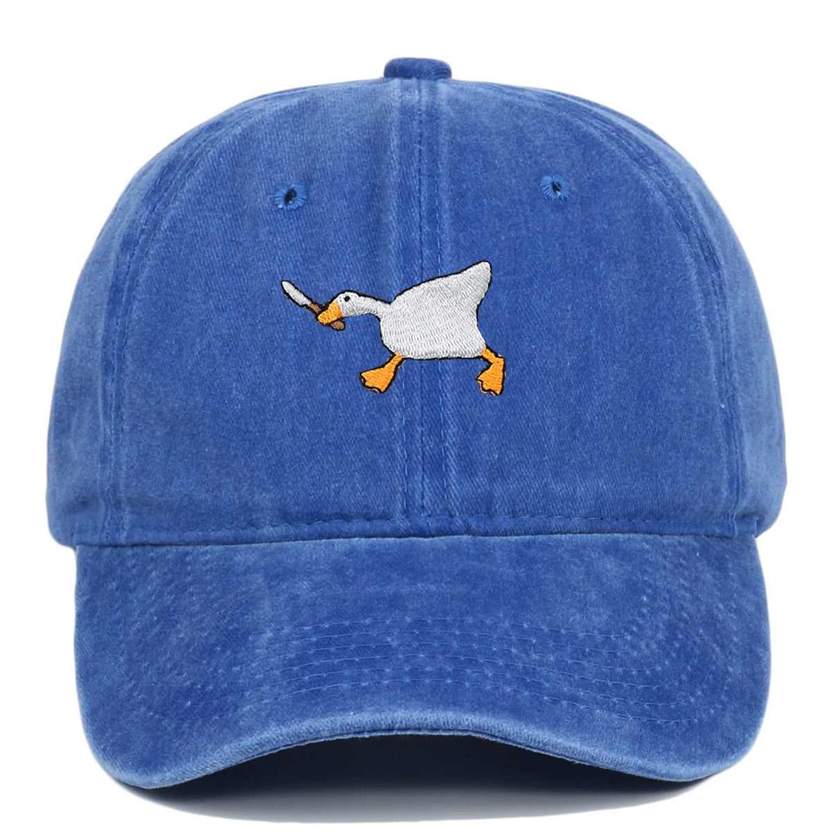 Embroidered Baseball Cap with Goose Design for Men & Women
