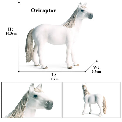 Horse Figurine, Realistic PVC Animal Model Toy for Kids