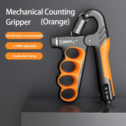 Grip Strength Trainer Adjustable Hand Grip Strengthener 5–100kg