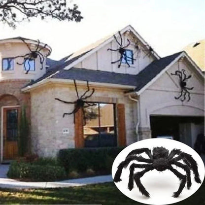 Halloween Spider Decoration – Giant Plush Spider Prop