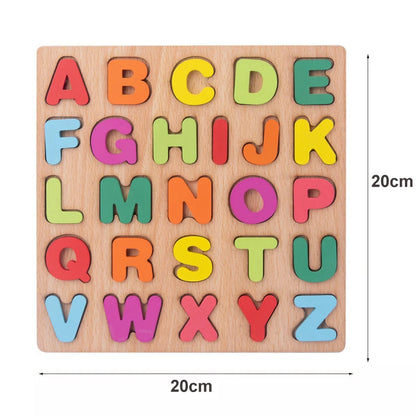Wooden Montessori Puzzle for Toddlers – Educational Shape Matching Toy