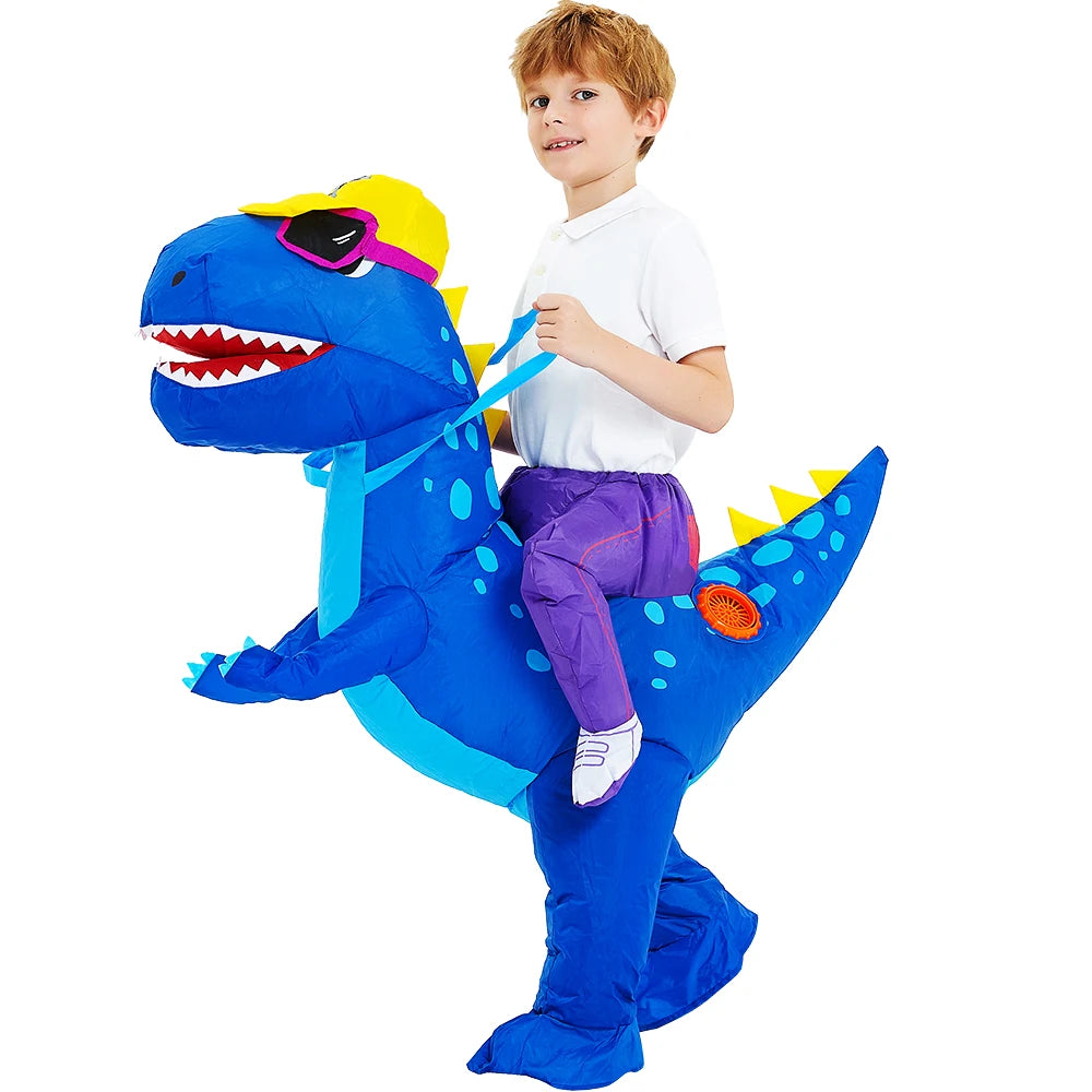 Kids Inflatable Dinosaur Costume – Halloween Party Dress-Up