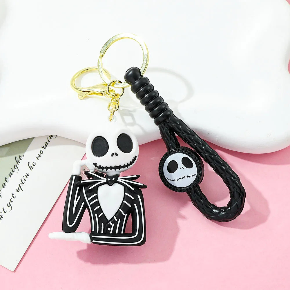 Halloween Cartoon Keychain Silicone Spooky Backpack Accessory