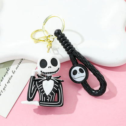 Halloween Cartoon Keychain Silicone Spooky Backpack Accessory