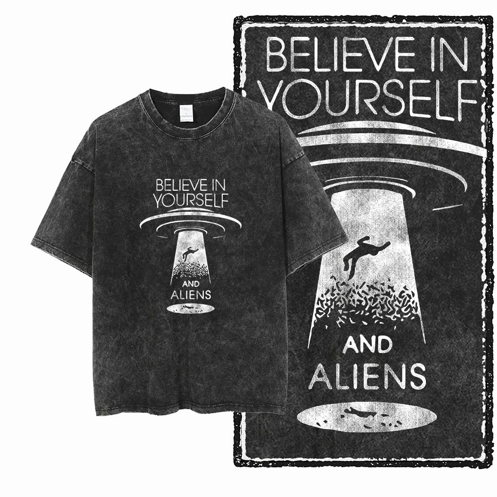 Space T Shirt for Men  Astronaut Graphic Cotton Tee