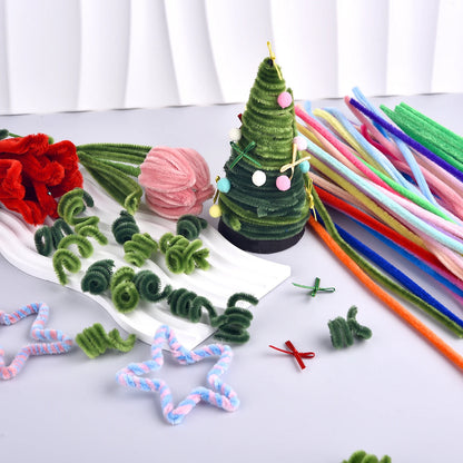 100PCS Chenille Stems for Kids DIY Crafts and Creative Projects