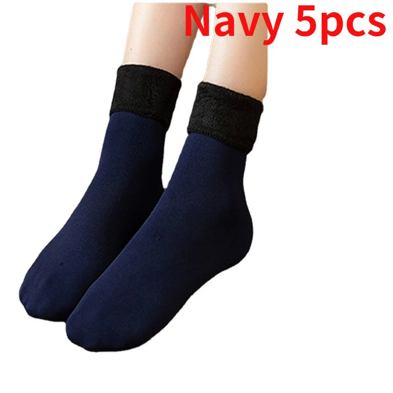 Women’s Thermal Socks 5 Pairs – Thick Warm Winter Socks