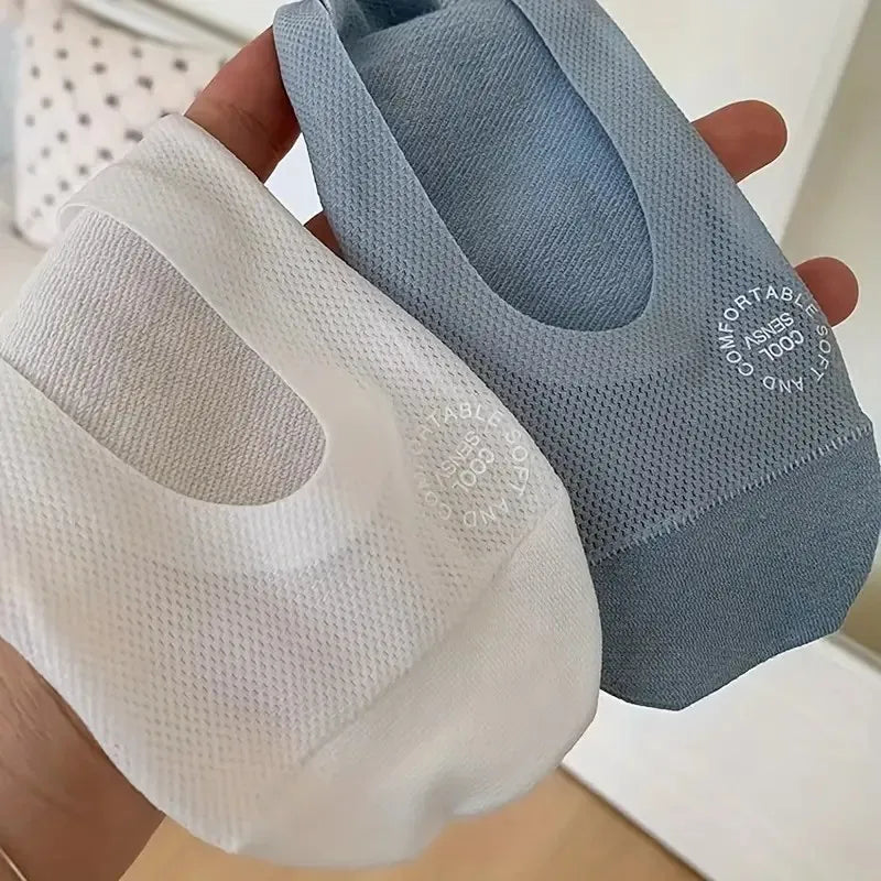 Women’s No Show Socks – Breathable Mesh Low Cut Cotton Socks