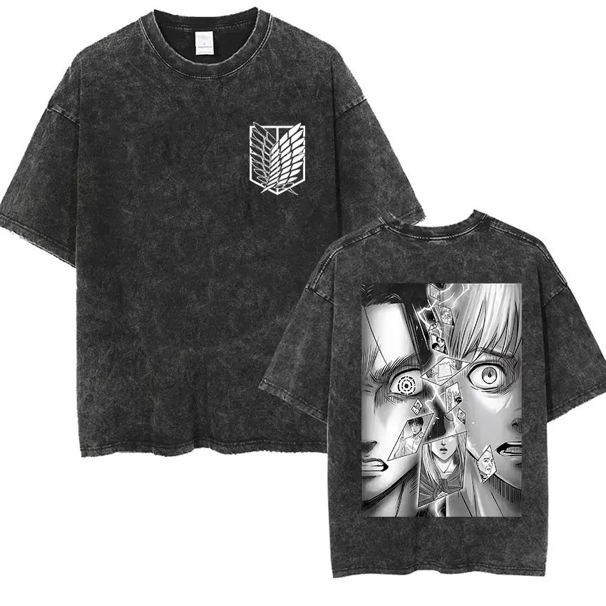 Men's Graphic T-Shirts Cotton Printed Short Sleeve Casual