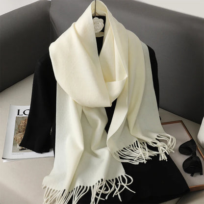 Women's Winter Scarf – Long Warm Solid Shawl Wrap