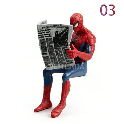 Mini Superhero Action Figure 7-9cm Desktop Collectible