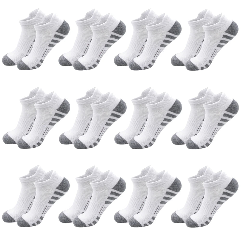Athletic Ankle Socks – Cushioned Breathable Running Sports Socks