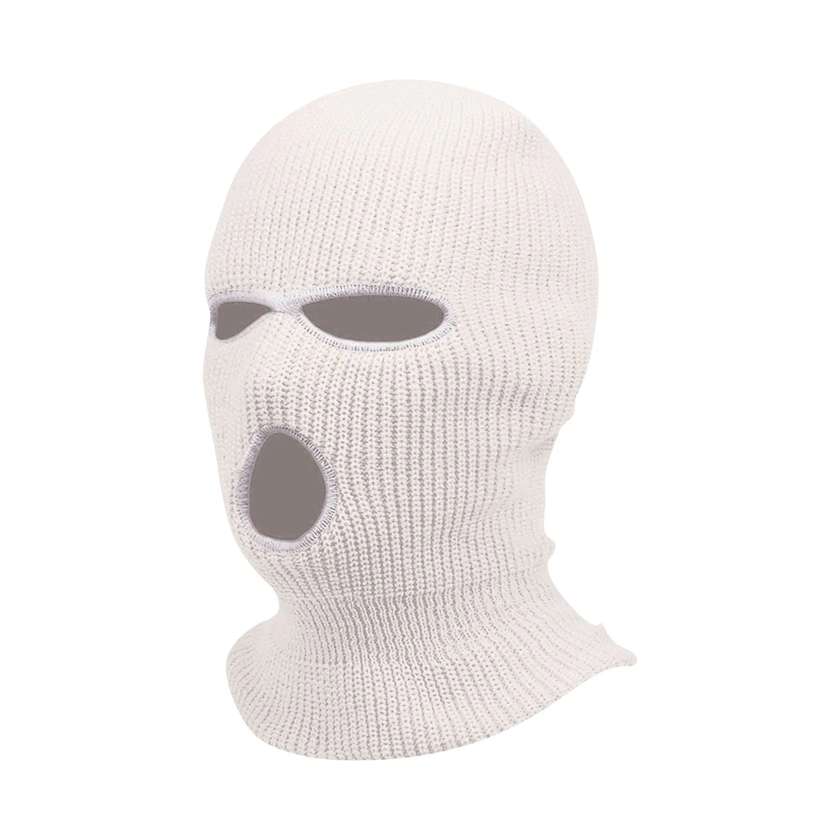 3 Hole Balaclava Ski Mask Windproof Knit Winter Face Cover