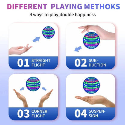 Flying Ball Toy LED Hover Spinning Ball
