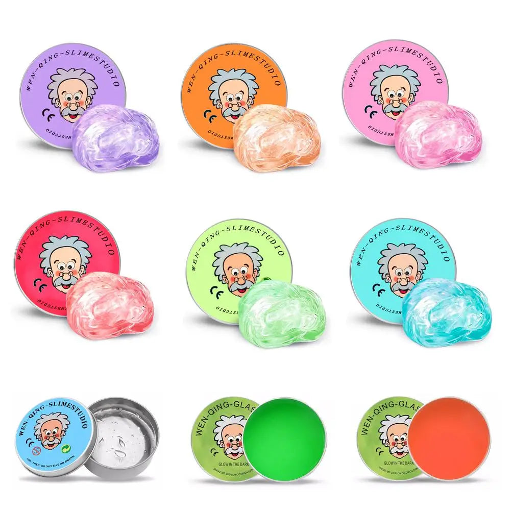 Crystal Clear Non-Newtonian Liquid Stress Putty Sensory Toy