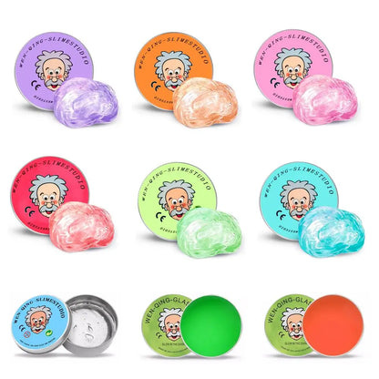 Crystal Clear Non-Newtonian Liquid Stress Putty Sensory Toy