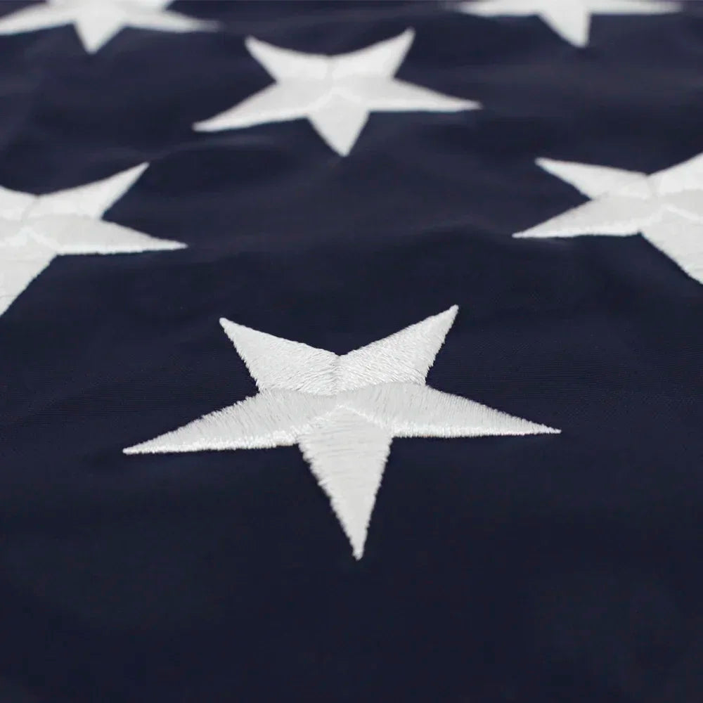 Decorative Nylon Flag  3x5 ft Embroidered Waterproof Hanging Flag