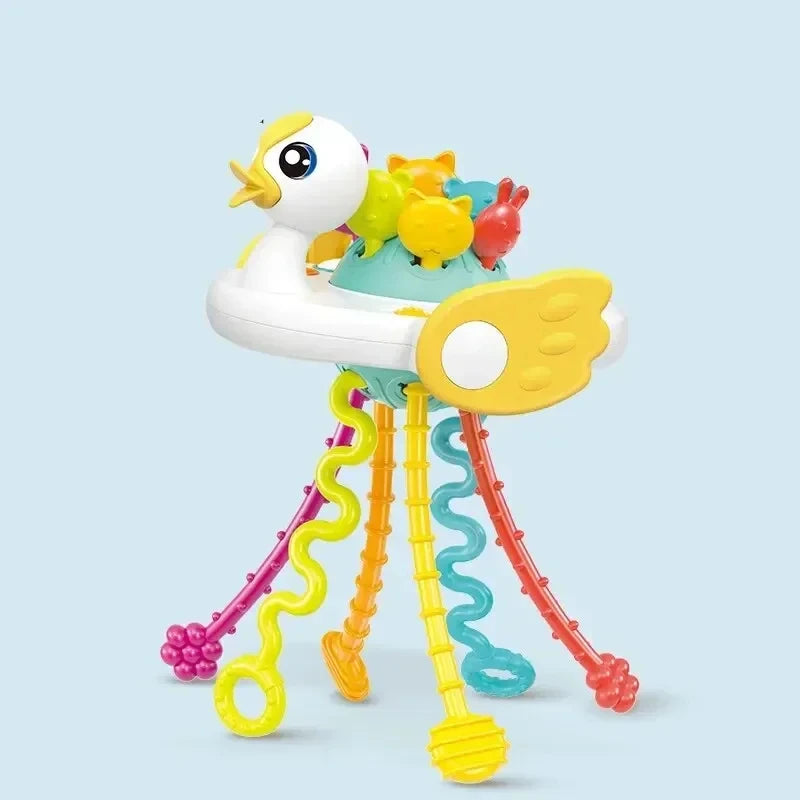 Pull String Sensory Toy for Fine Motor Skills and Baby Play