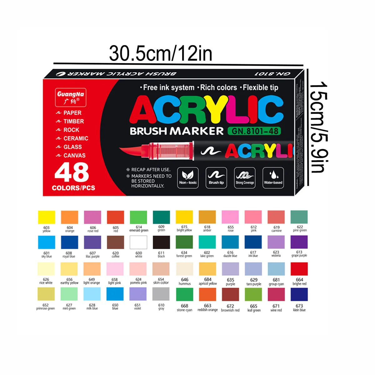 Acrylic Paint Markers Set – 12 to 240 Colors for Art & DIY
