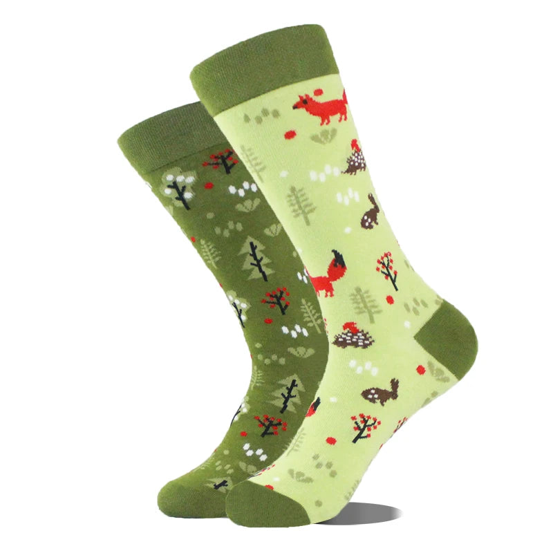 Funny Men's Socks Cotton Novelty Crew Socks Unisex