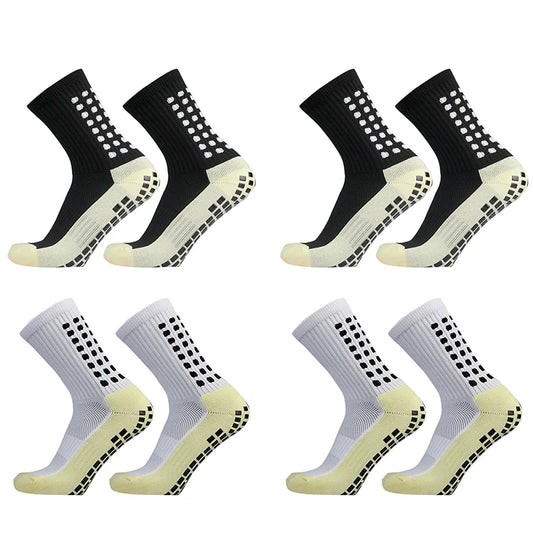 Anti-Slip Soccer Socks with Grip for Football & Sports