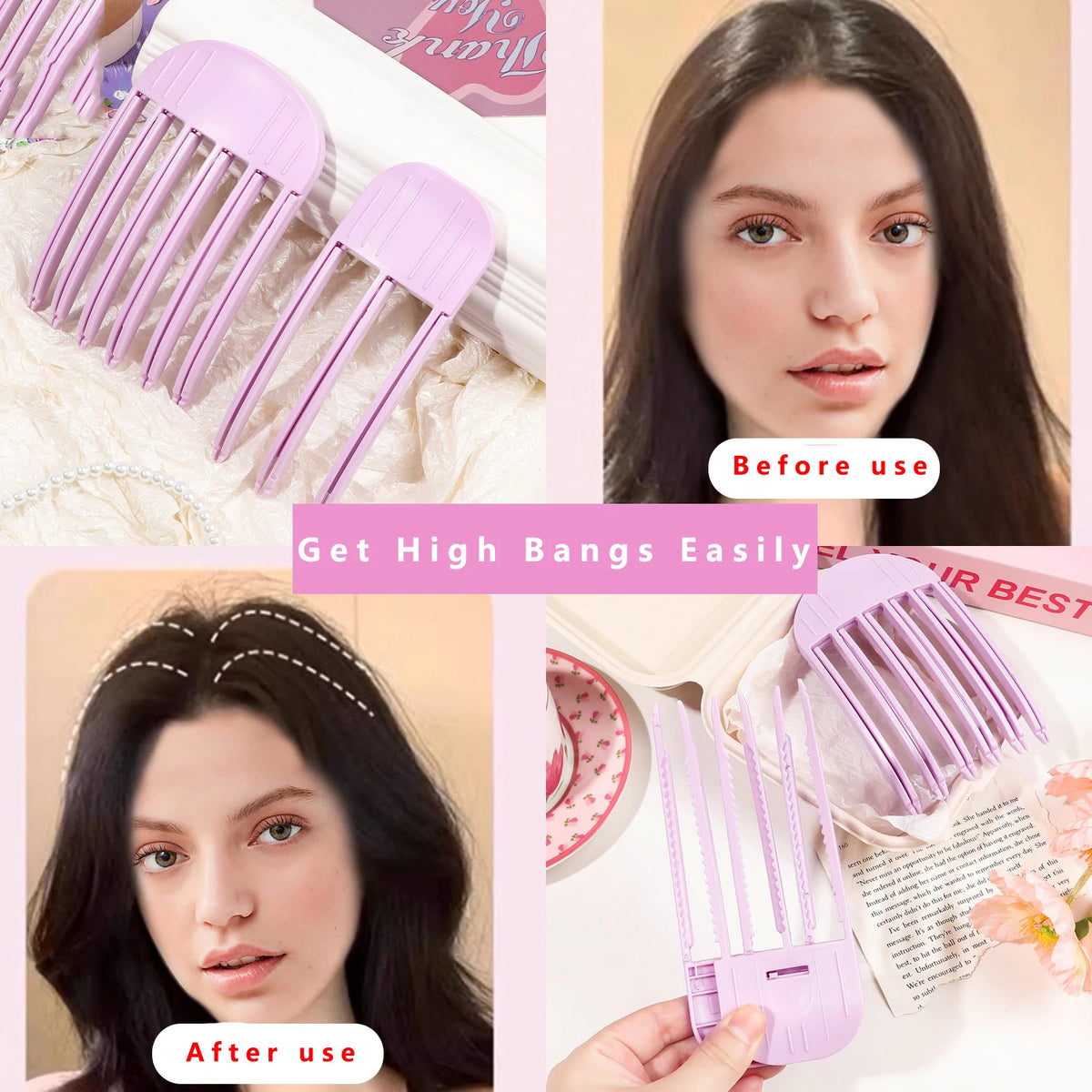 Hair Volumizing Clips for Root Lift and Bangs Styling