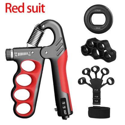 Grip Strength Trainer Adjustable Hand Grip Strengthener 5–100kg