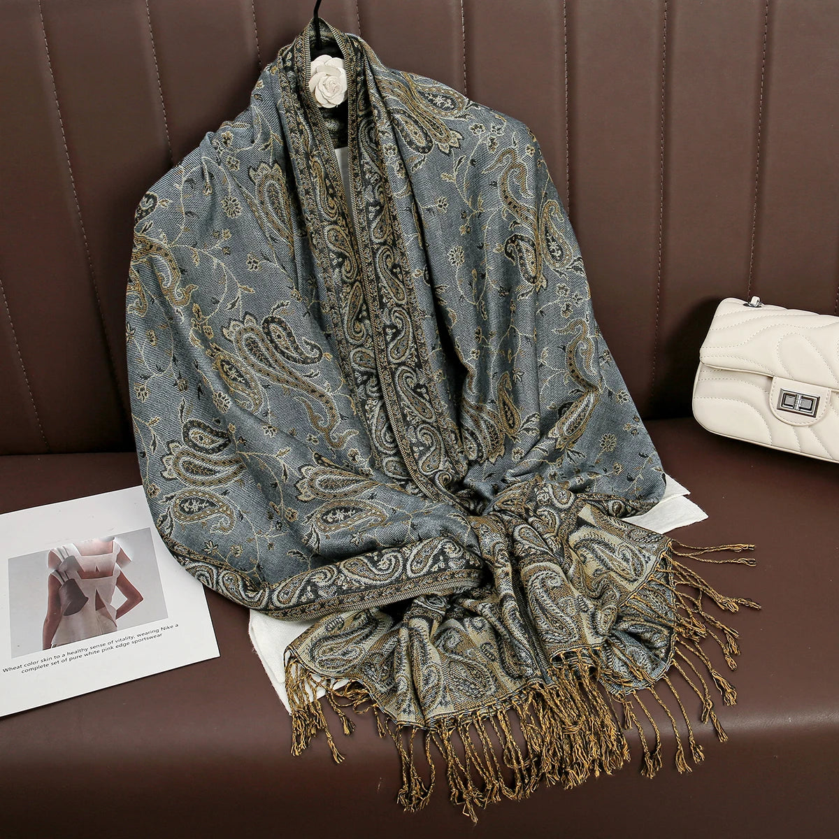 Women's Winter Scarf, Soft Pashmina Shawl Wrap
