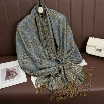 Women's Winter Scarf, Soft Pashmina Shawl Wrap