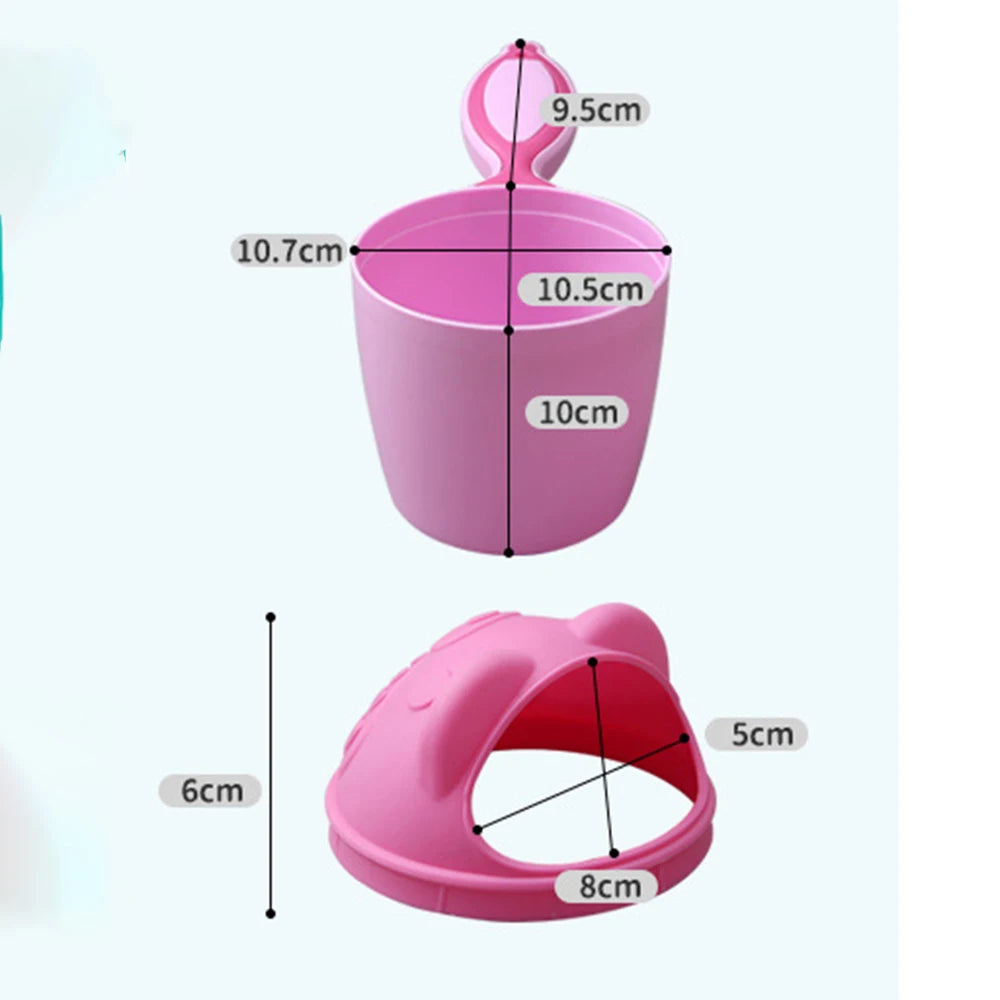 Baby Bath Cup, Toddler Shampoo Rinse Cup for Hair Washing