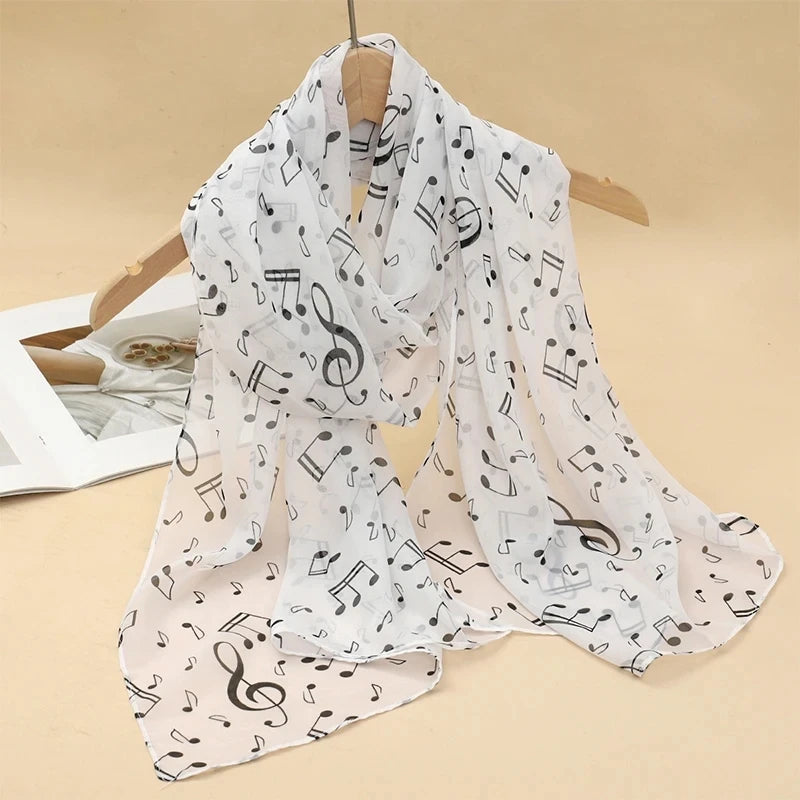 Chiffon Scarf for Women, 50×160cm Lightweight Summer Shawl