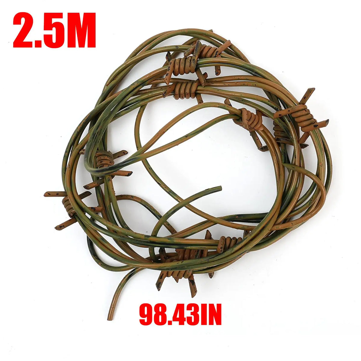 Halloween Barbed Wire Decoration 2.5m Fake Fence Prop