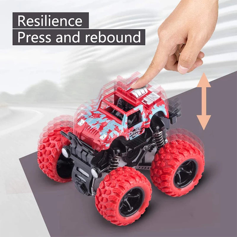 Pull Back Toy Car for Kids – 360° Stunt Off-Road Vehicle