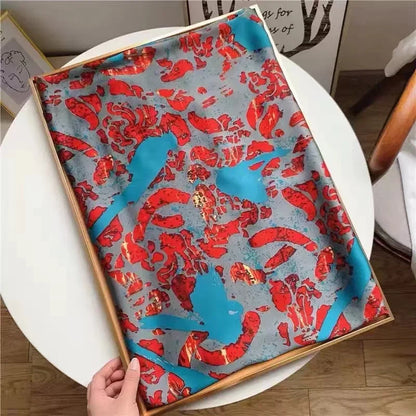 Women's Polyester Scarf, Soft Long Shawl for Beach & Everyday Wear