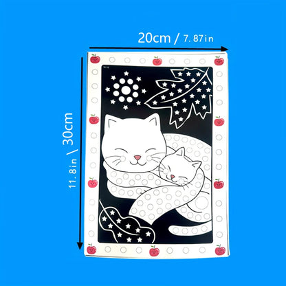Mosaic Sticker Puzzle for Kids – DIY Dot Sticker Activity