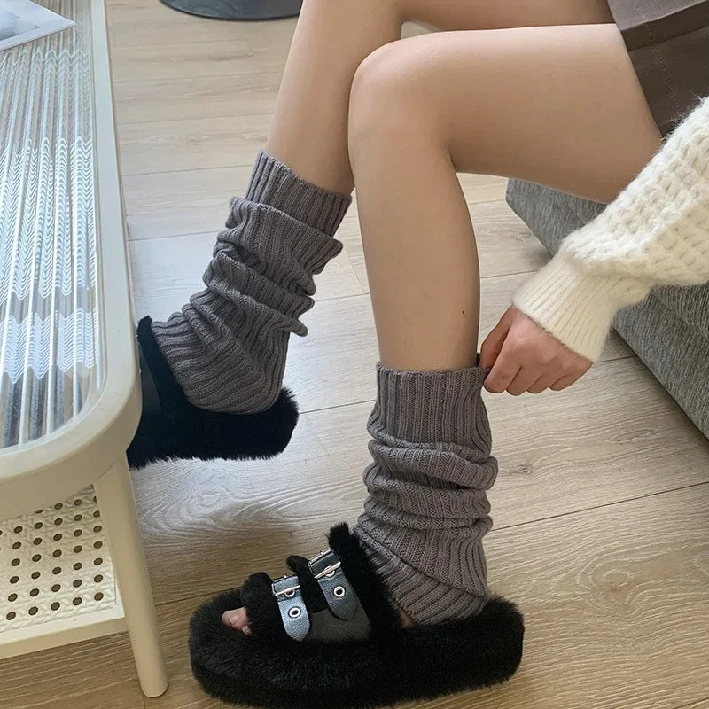 Women's Leg Warmers – Knitted Winter Socks 42/52/72cm