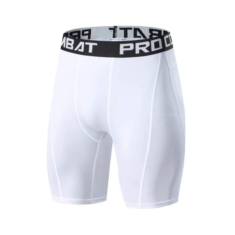 Men's Workout Shorts Compression Fitness Gym Running Training