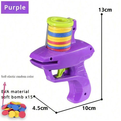 Foam Disc Launcher – Flying Disc Shooting Toy for Kids