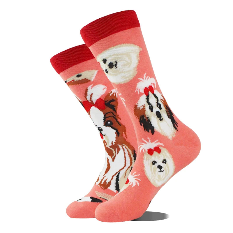Funny Men's Socks Cotton Novelty Crew Socks Unisex