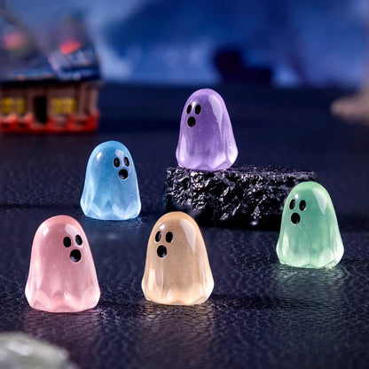 Luminous Ghost Figures 10-50PCS Glow in the Dark Halloween Decor
