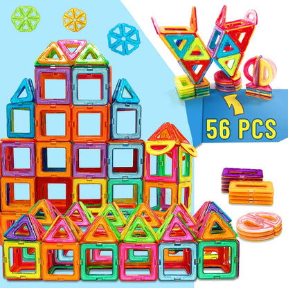 Magnetic Building Blocks STEM Construction Toys for Kids