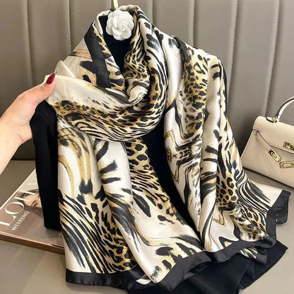 Women's Polyester Scarf, Soft Long Shawl for Beach & Everyday Wear
