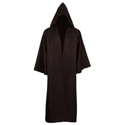Halloween Witch Cloak Hooded Black Cape for Cosplay & Parties