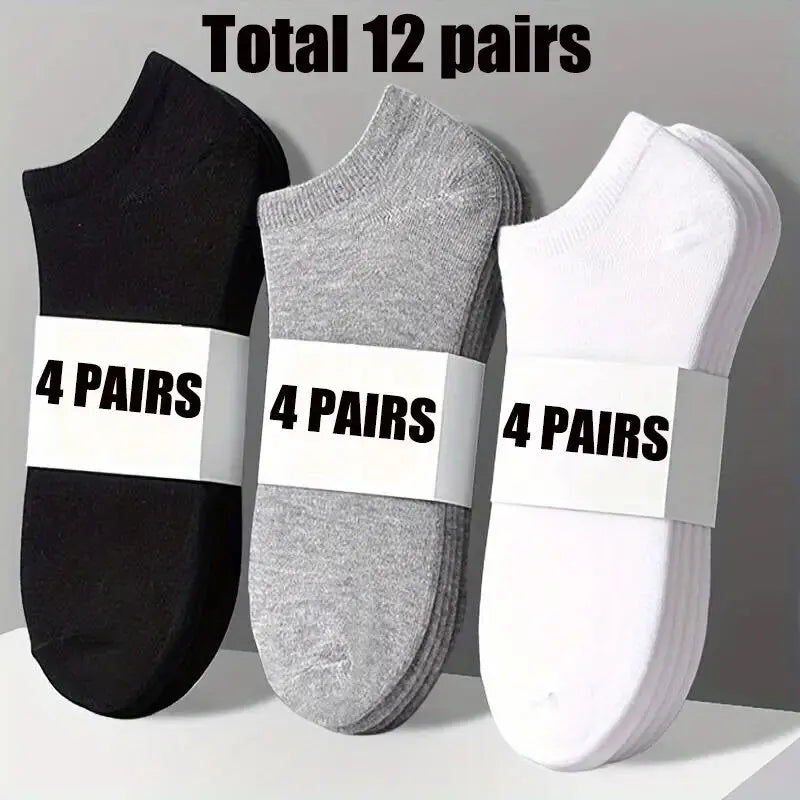 Men's Casual Socks Soft Breathable Low Cut Everyday Socks